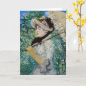 Edouard Manet - Jeanne / Spring Karte (Gelbe Blume)