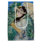 Edouard Manet - Jeanne / Spring Mittlere Geschenktüte (Rückseite)