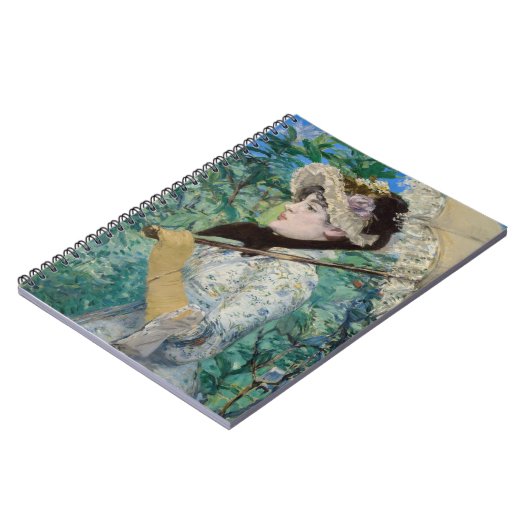 Edouard Manet - Jeanne / Spring Notizblock (Linke Seite)
