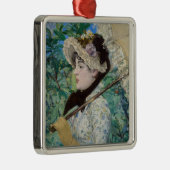 Edouard Manet - Jeanne / Spring Ornament Aus Metall (Rechts)