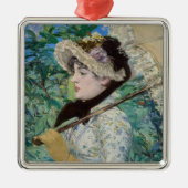 Edouard Manet - Jeanne / Spring Ornament Aus Metall (Vorne)