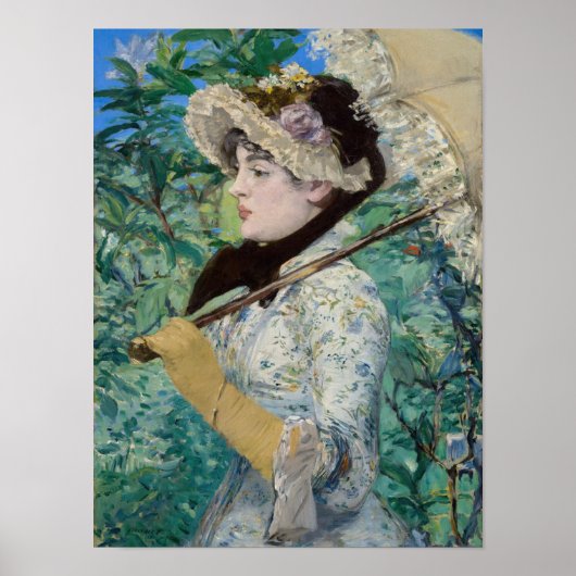 Edouard Manet - Jeanne / Spring Poster (Vorne)