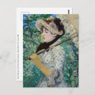 Edouard Manet - Jeanne / Spring Postkarte