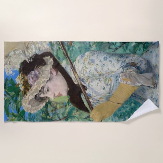 Edouard Manet - Jeanne / Spring Strandtuch (Vorderseite)