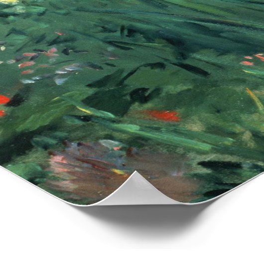 Édouard Manet - Junge in Blume Poster (Ecke)