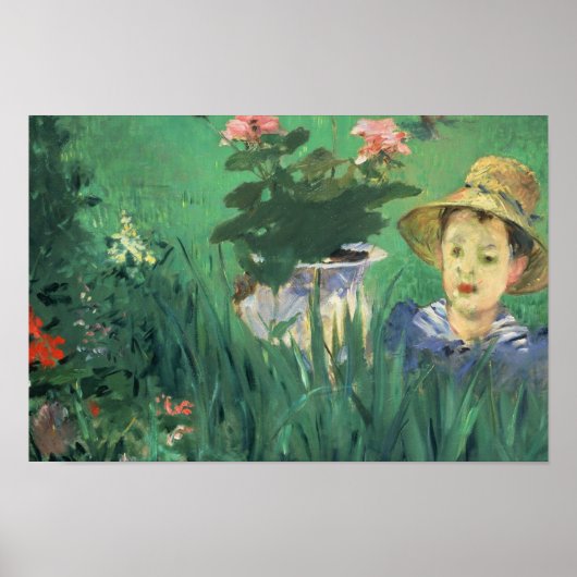 Édouard Manet - Junge in Blume Poster (Vorne)