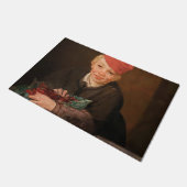 Edouard Manet - Junge mit Kirschen Fußmatte (Schrägansicht)