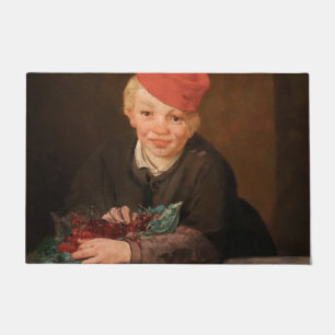 Edouard Manet - Junge mit Kirschen Fußmatte