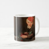 Edouard Manet - Junge mit Kirschen Kaffeetasse (VorderseiteRechts)