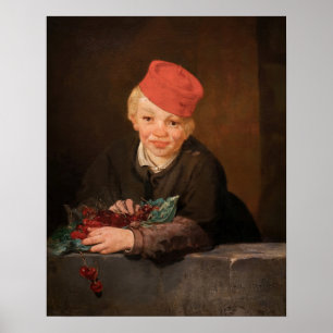 Edouard Manet - Junge mit Kirschen Poster