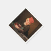 Edouard Manet - Junge mit Kirschen Serviette (Ecke)