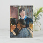 Edouard Manet - Kellnerin Servierbier Einladung (Stehend Vorderseite)