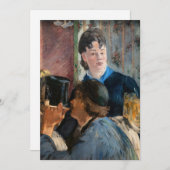 Edouard Manet - Kellnerin Servierbier Einladung (Vorne/Hinten)
