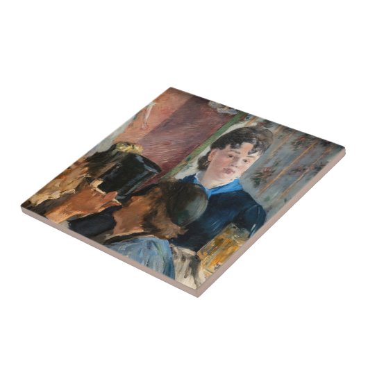 Edouard Manet - Kellnerin Servierbier Fliese (Seite)