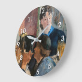Edouard Manet - Kellnerin Servierbier Große Wanduhr (Winkel)