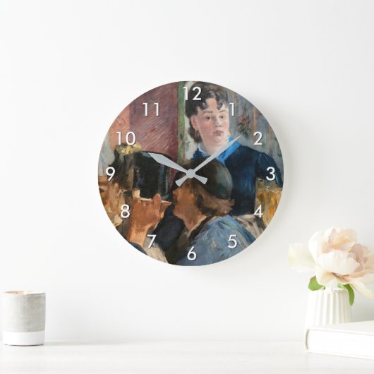 Edouard Manet - Kellnerin Servierbier Große Wanduhr (Zuhause)