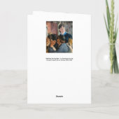 Edouard Manet - Kellnerin Servierbier Karte (Rückseite)