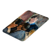 Edouard Manet - Kellnerin Servierbier Magnet (Linke Seite)