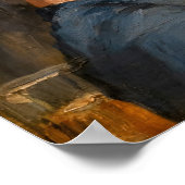 Edouard Manet - Kellnerin Servierbier Poster (Ecke)