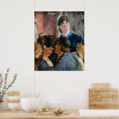 Edouard Manet - Kellnerin Servierbier Poster (Küche)