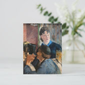 Edouard Manet - Kellnerin Servierbier Postkarte (Stehend Vorderseite)