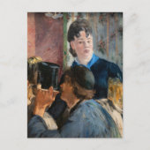 Edouard Manet - Kellnerin Servierbier Postkarte (Vorderseite)