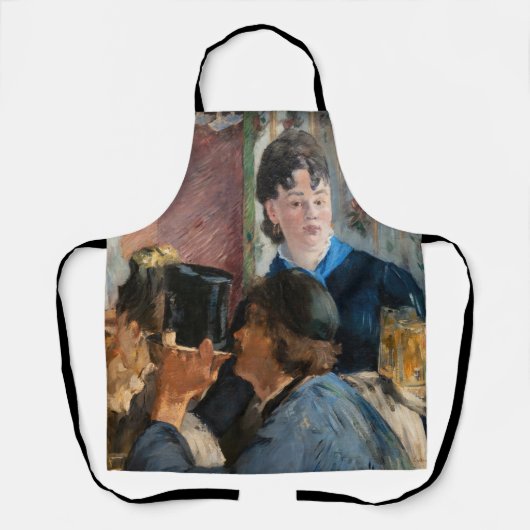Edouard Manet - Kellnerin Servierbier Schürze (Vorderseite)