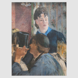 Edouard Manet - Kellnerin Servierbier Seidenpapier