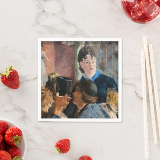 Edouard Manet - Kellnerin Servierbier Serviette (Beispiel)