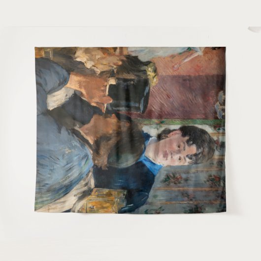 Edouard Manet - Kellnerin Servierbier Wandteppich (Vorderseite (Horizontal))