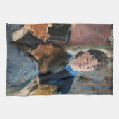Edouard Manet - Kellnerin serviert Bier Geschirrtuch (Horizontal)