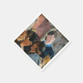 Edouard Manet - Kellnerin serviert Bier Serviette (Ecke)