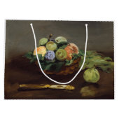 Edouard Manet - Korb mit Früchten Große Geschenktüte (Rückseite)