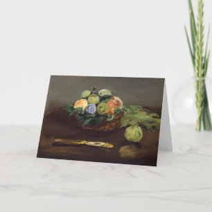 Edouard Manet - Korb mit Früchten Karte