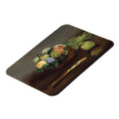 Edouard Manet - Korb mit Früchten Magnet (Linke Seite)