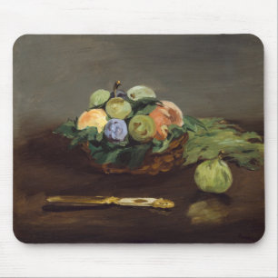 Edouard Manet - Korb mit Früchten Mousepad