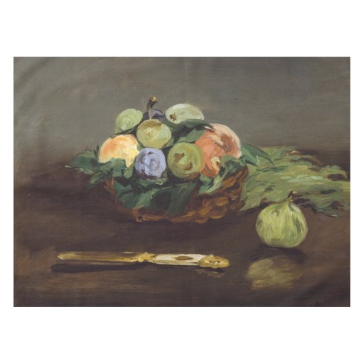 Edouard Manet - Korb mit Früchten Tischdecke (Vorderseite (Horizontal))