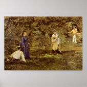 edouard Manet - Krokettenspiel Poster (Vorne)