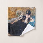 Edouard Manet - Lady with Fans Badhandtuch Set (Waschlappen)