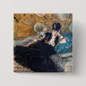 Edouard Manet - Lady with Fans Button (Vorderseite)