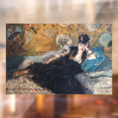 Edouard Manet - Lady with Fans Fensteraufkleber (Blatt 2)