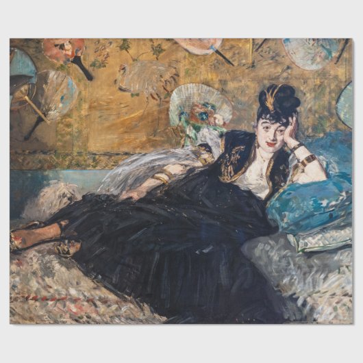 Edouard Manet - Lady with Fans Geschenkpapier (Flach)