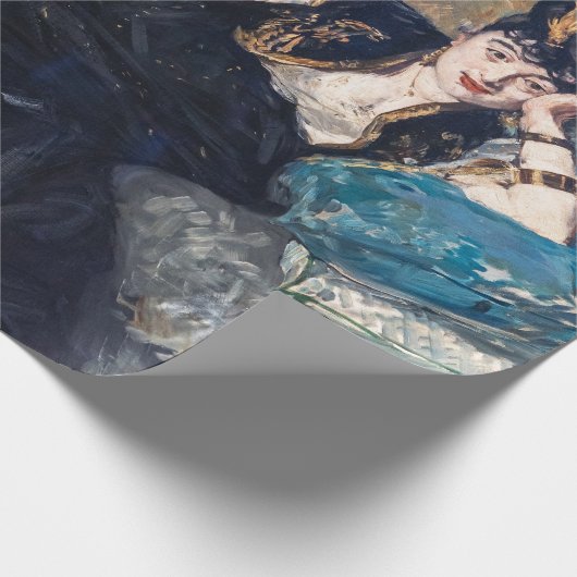 Edouard Manet - Lady with Fans Geschenkpapier (Ecke)