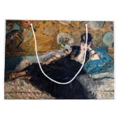 Edouard Manet - Lady with Fans Große Geschenktüte (Rückseite)