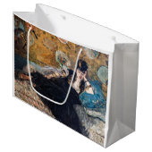 Edouard Manet - Lady with Fans Große Geschenktüte (Vorderseite Schrägansicht)