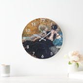 Edouard Manet - Lady with Fans Große Wanduhr (Zuhause)