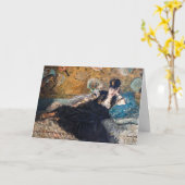 Edouard Manet - Lady with Fans Karte (Gelbe Blume)