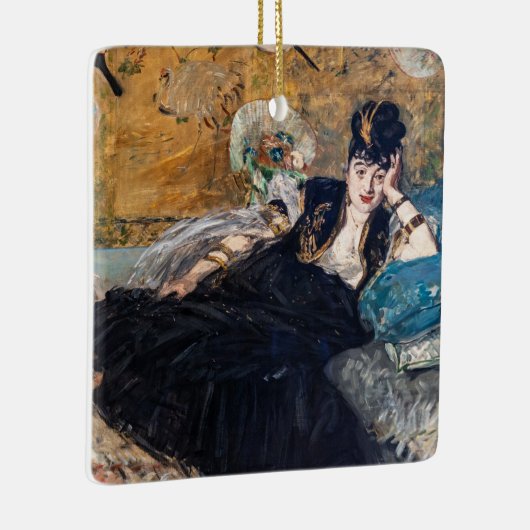 Edouard Manet - Lady with Fans Keramikornament (Rechts)