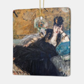 Edouard Manet - Lady with Fans Keramikornament (Links)