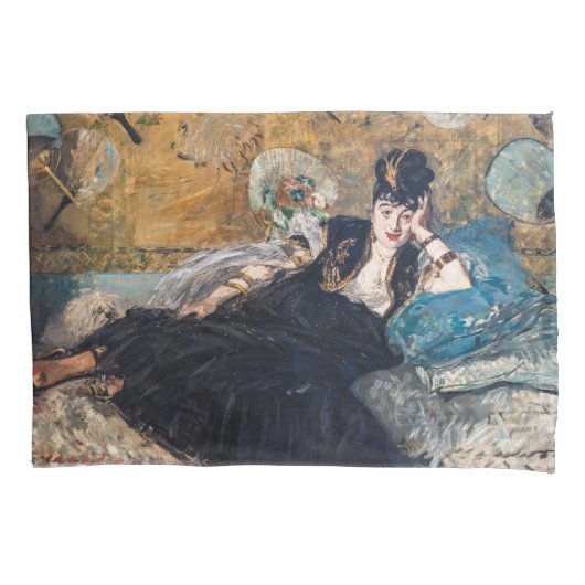 Edouard Manet - Lady with Fans Kissenbezug (Vorderseite)